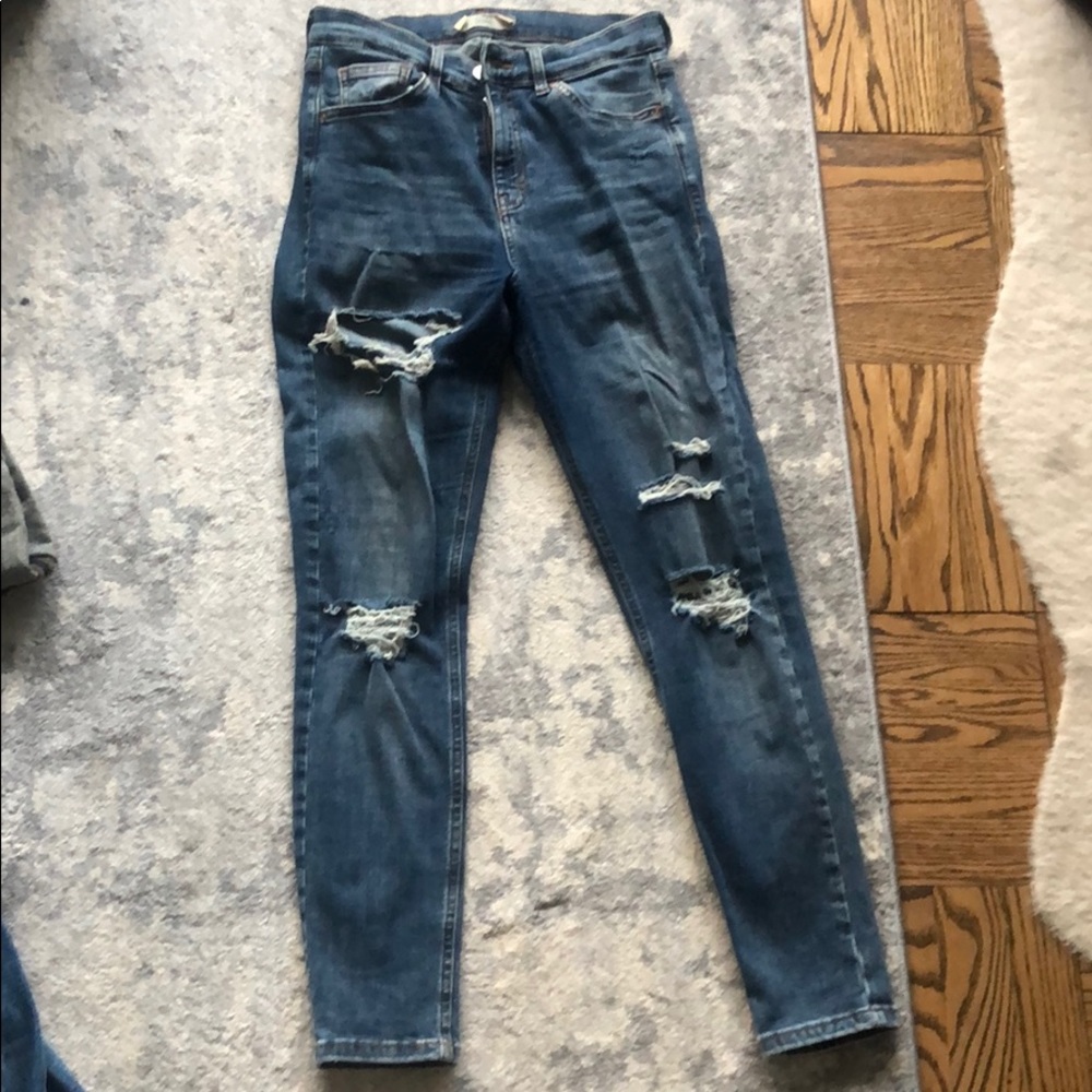 Zara Jamie ripped jeans